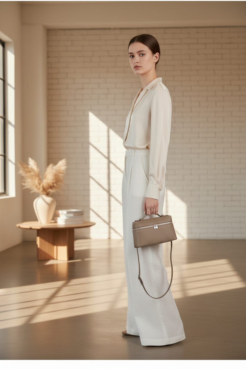 Bolsos Luxe Box de mujer de gran capacidad para hombros, cruzados de moda , cuero duro Pu Bolsos de mano para mujer