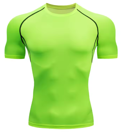 Camiseta Classic Fit Fitness camiseta ajustada de manga corta Entrenamiento Camisetas para correr Gimnasio Ropa deportiva Secado rápido Rashgard