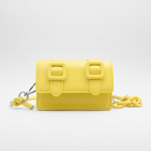 Bolsos Verona Mini de colores caramelos, bolso mini de cuero para mujer.