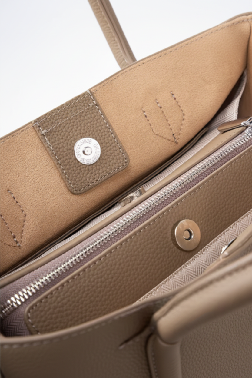 Siena Classic Bolso Tote grande de cuero genuino para mujer con capacidad para transportar, Bolsa de Oficina de Alta Calidad, para Compras