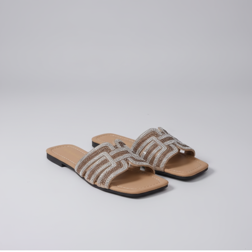 Sandalias Glamour Cristal-Diseño Elegante para mujer