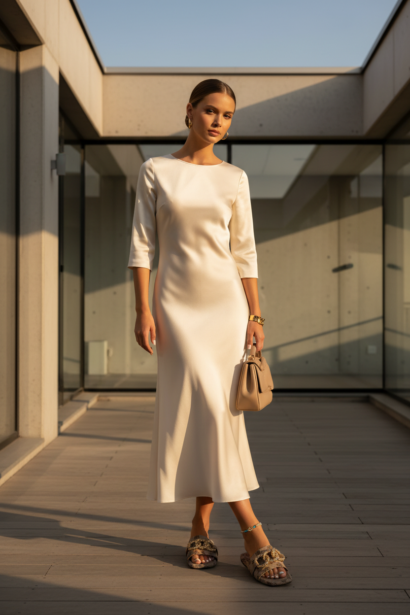 Sandalias Elegance Gold versátiles para mujer, planas clásicas de hebilla metálica, casuales de verano, para conjuntos informales y elegantes