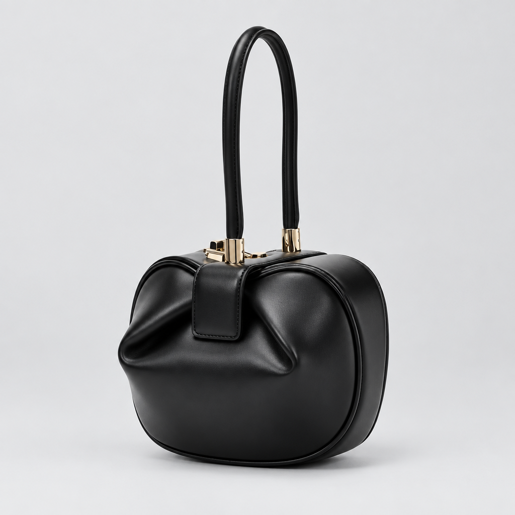 Bolso Escultural Eloise Pequeña Bolsa de Empanadillas de Cuero Genuino para mujeres Elegante bolso de nube de vaca Bolsos para fiestas de noche Bolsos de lujo
