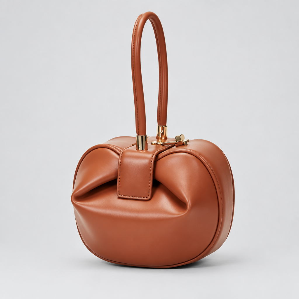 Bolso Escultural Eloise Pequeña Bolsa de Empanadillas de Cuero Genuino para mujeres Elegante bolso de nube de vaca Bolsos para fiestas de noche Bolsos de lujo