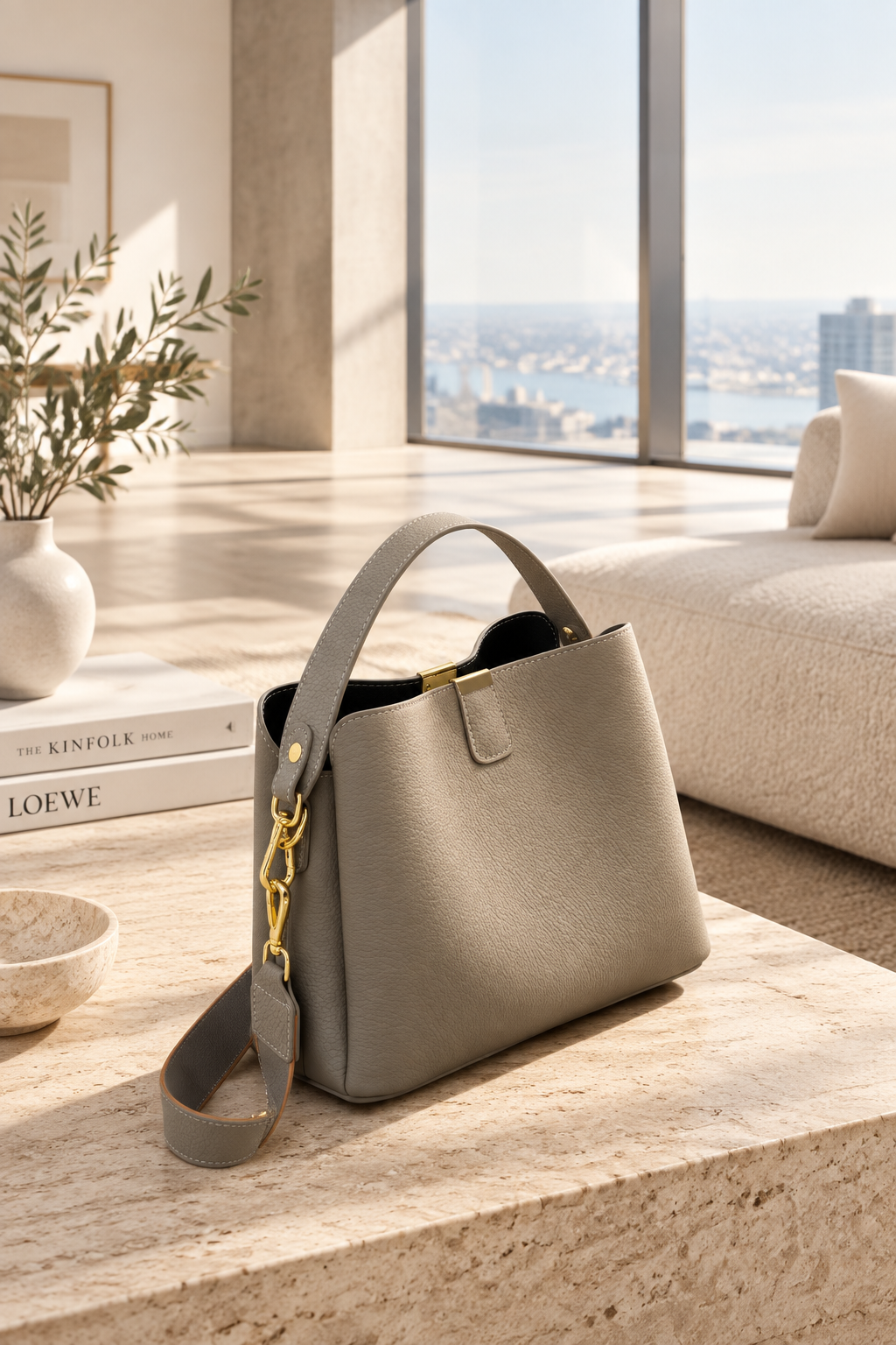 Bolso Elise de mujer 100% cuero genuino Bolso de hombro versátil de diseñador de lujo Bandolera para mujeres para desplazamientos Bolsa de mano femenina
