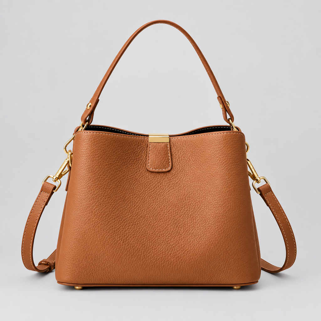 Bolso Elise de mujer 100% cuero genuino Bolso de hombro versátil de diseñador de lujo Bandolera para mujeres para desplazamientos Bolsa de mano femenina