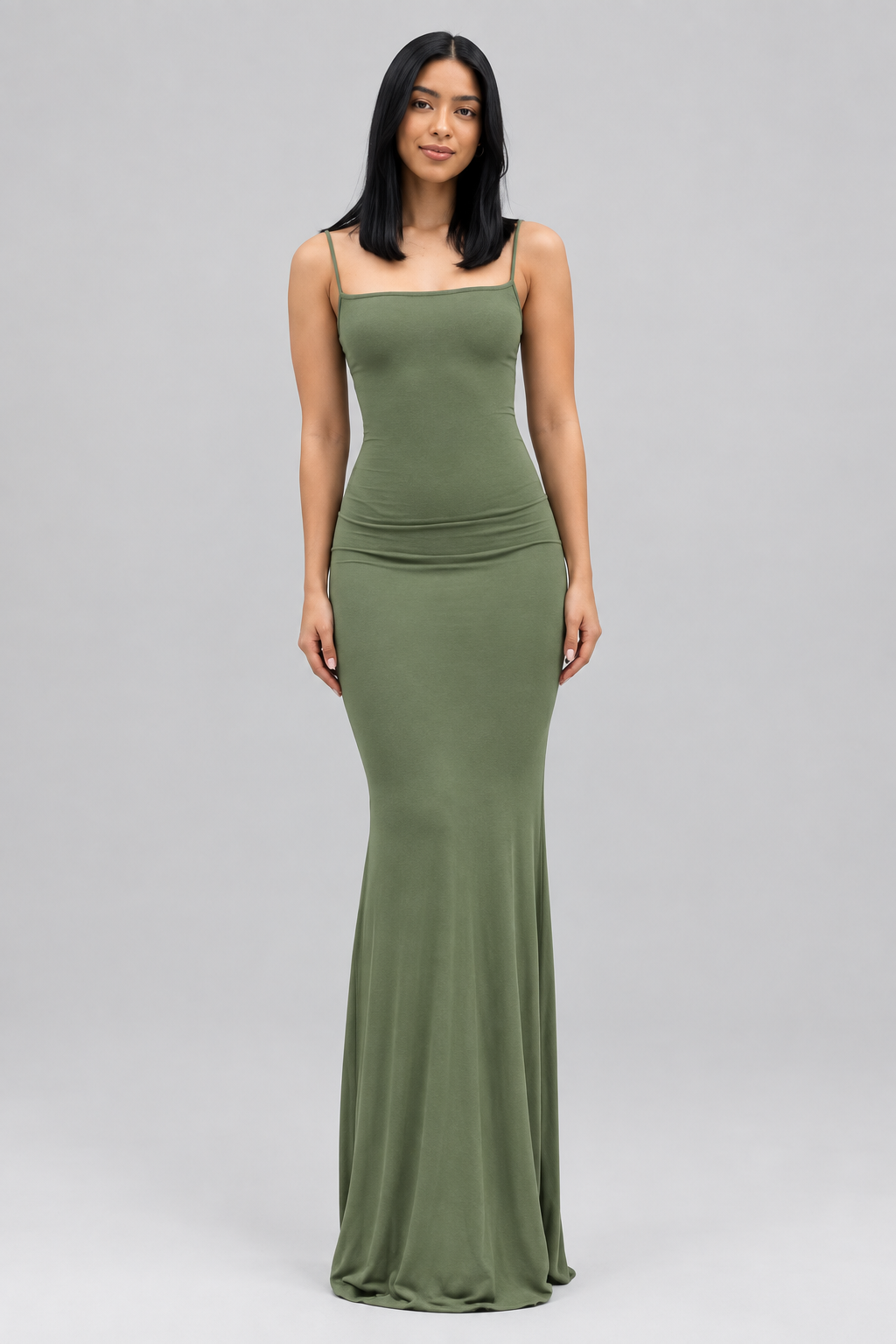 Vestido Largo Solana Sexy de Satin Sin Mangas Sin Espalda Slim Sexy . Fiesta de Primavera Femenina Y2K Concise Bodycon Vestidos elegantes Ropa femenina