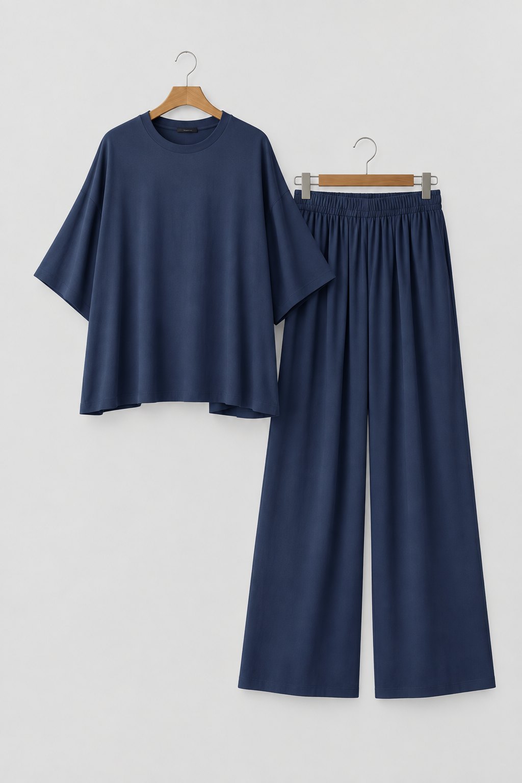 Conjunto Casual para Hombre de Camiseta Amplia y Pantalón ,Conjuntos a juego para hombres