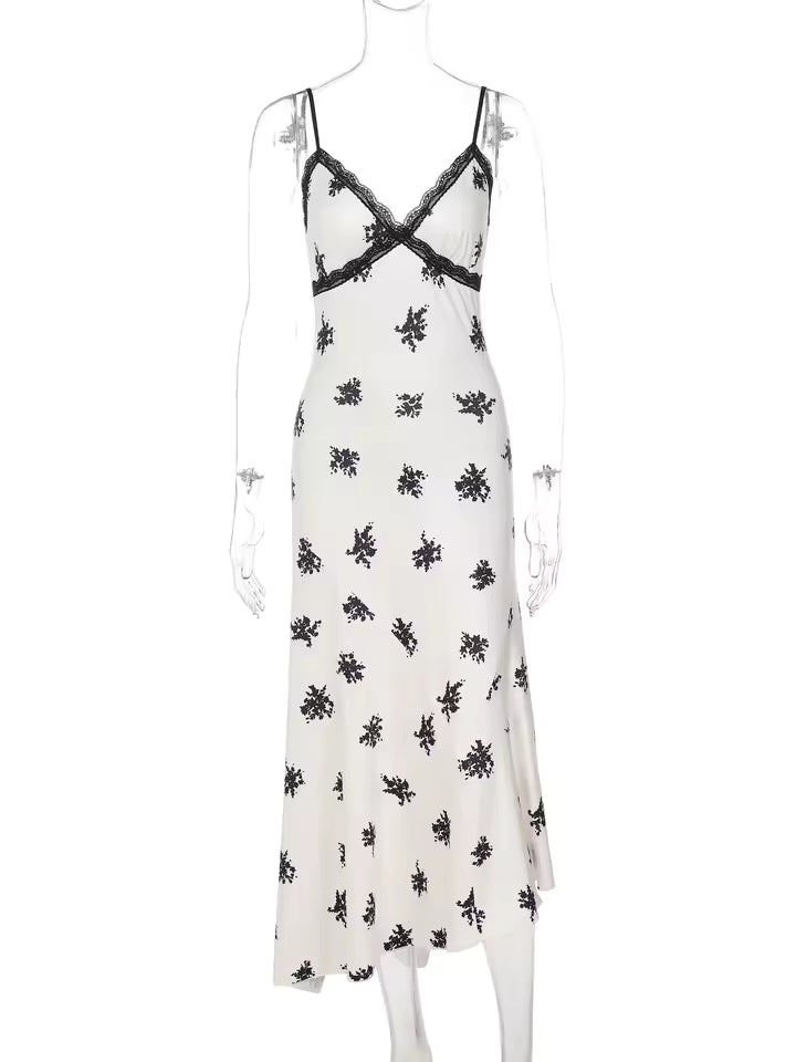 Vestido de Baile Maxi Chic Chictar 2026 con estampado floral con escote en V sin espalda Bodycon Maxi Vestido de Graduación Primavera Verano Ropa de Mujer Festival de Fiesta de Cumpleaños