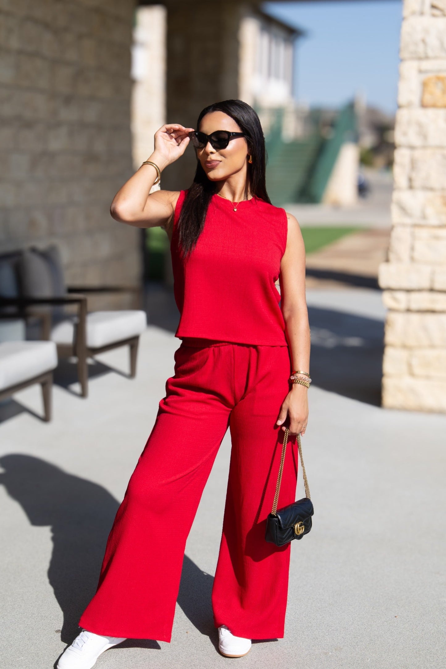 Elisa Earhart Pants, Red