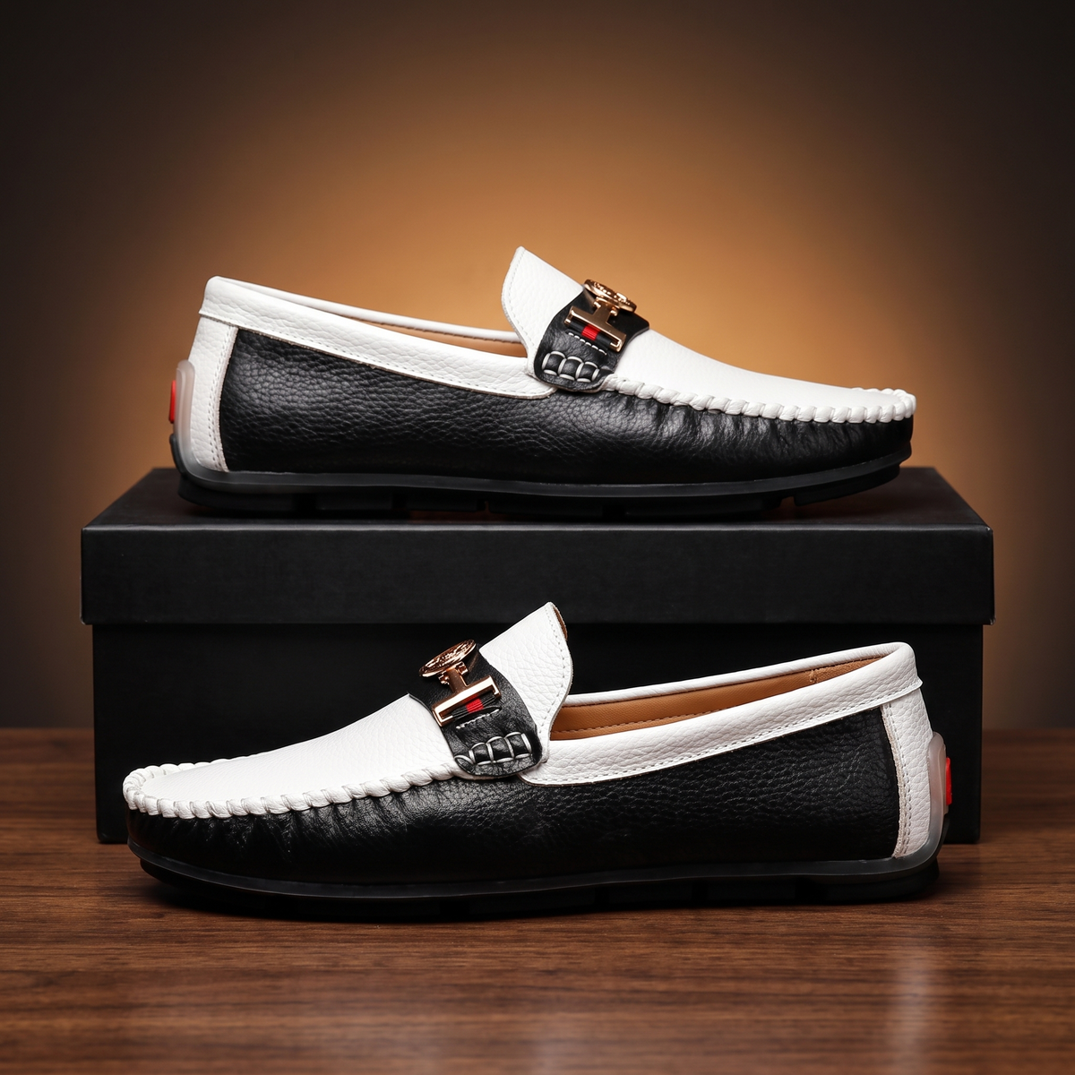 Domino | Mocasines de piel