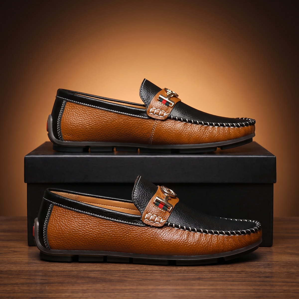 Domino | Mocasines de piel