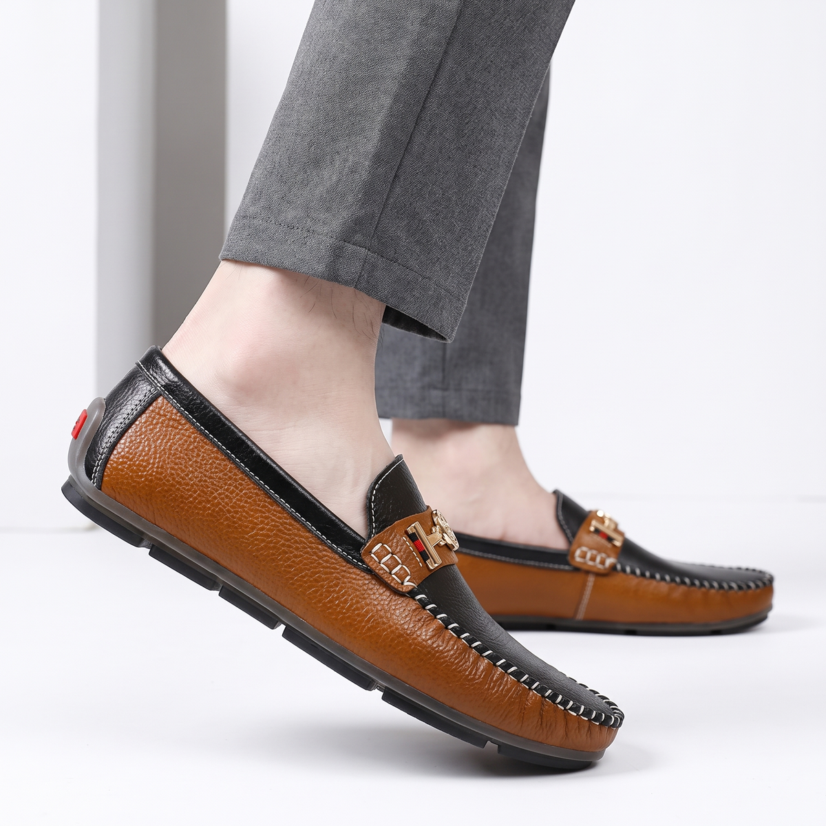 Domino | Mocasines de piel