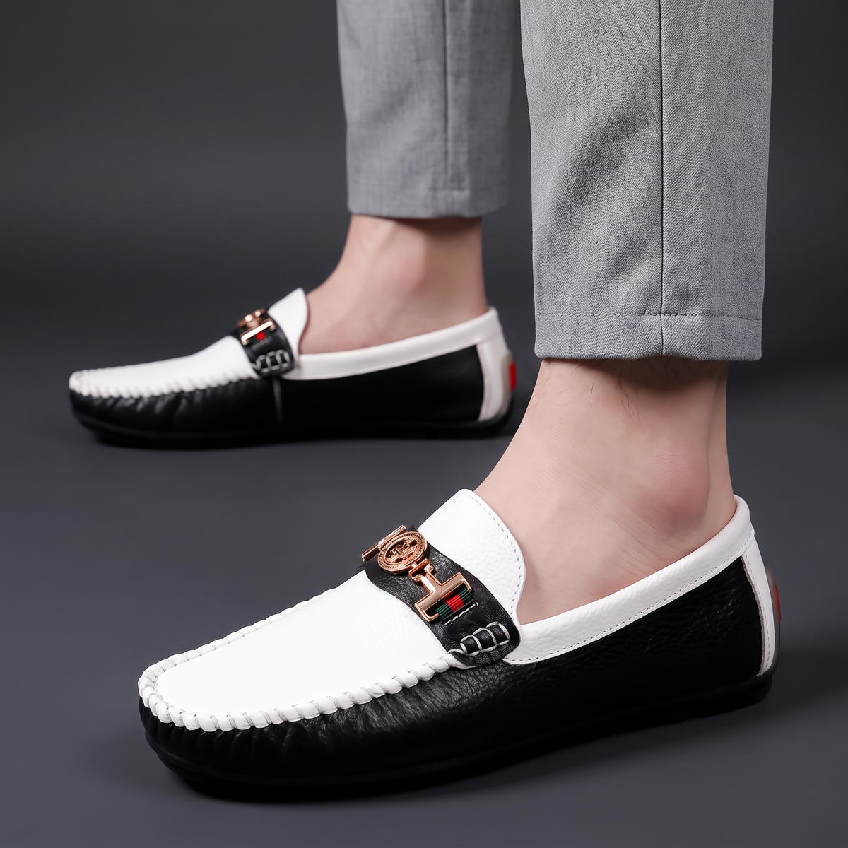 Domino | Mocasines de piel