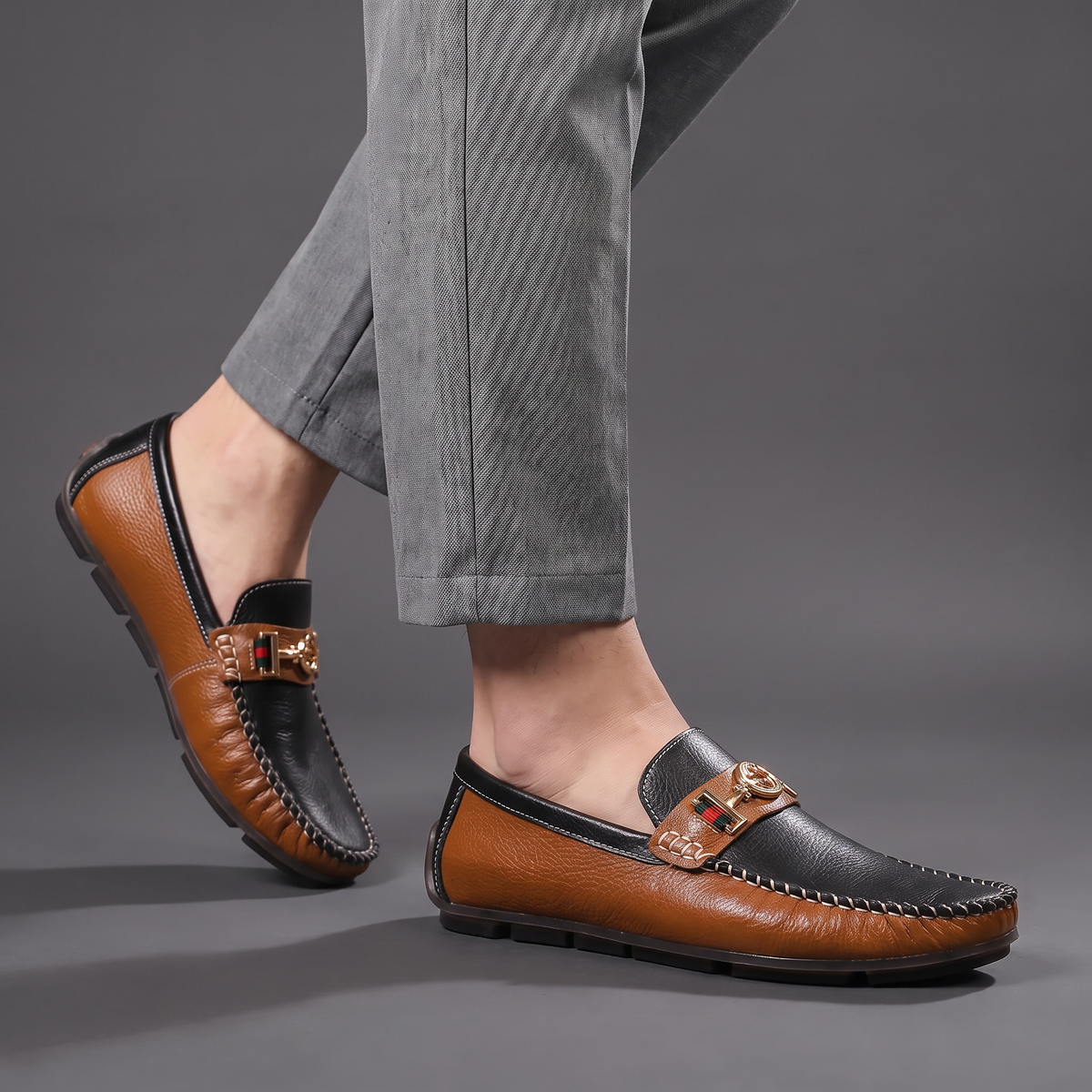 Domino | Mocasines de piel